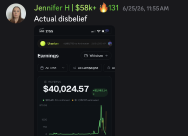 Jennifer's earnings graph